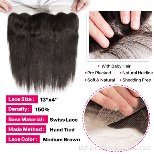 Non Remy Cheap Price Straight Hair Weave 3 Bundles With Ear to Ear Frontal,Natural Hair Extensions Xuchang Factory Hair Vendors